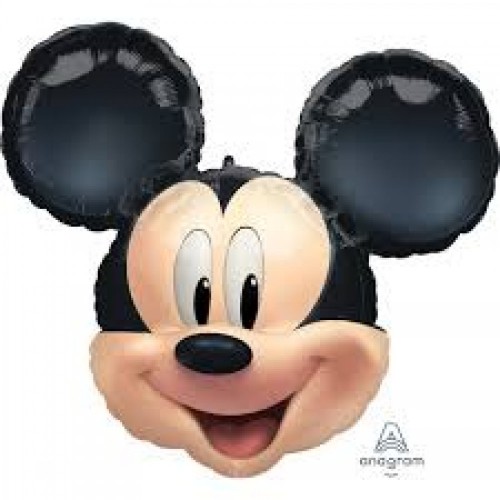 Folieballon Mickey Mouse hoofd 65 cm